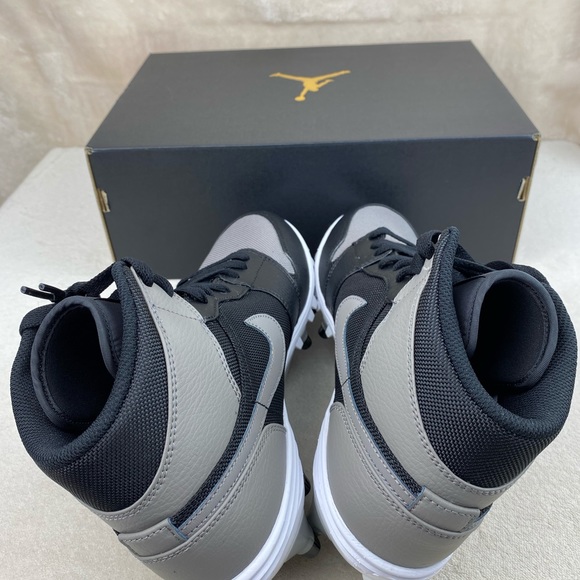 Nike Air Jordan 1 Retro Mid Shadow Grey Football - Picture 5 of 7